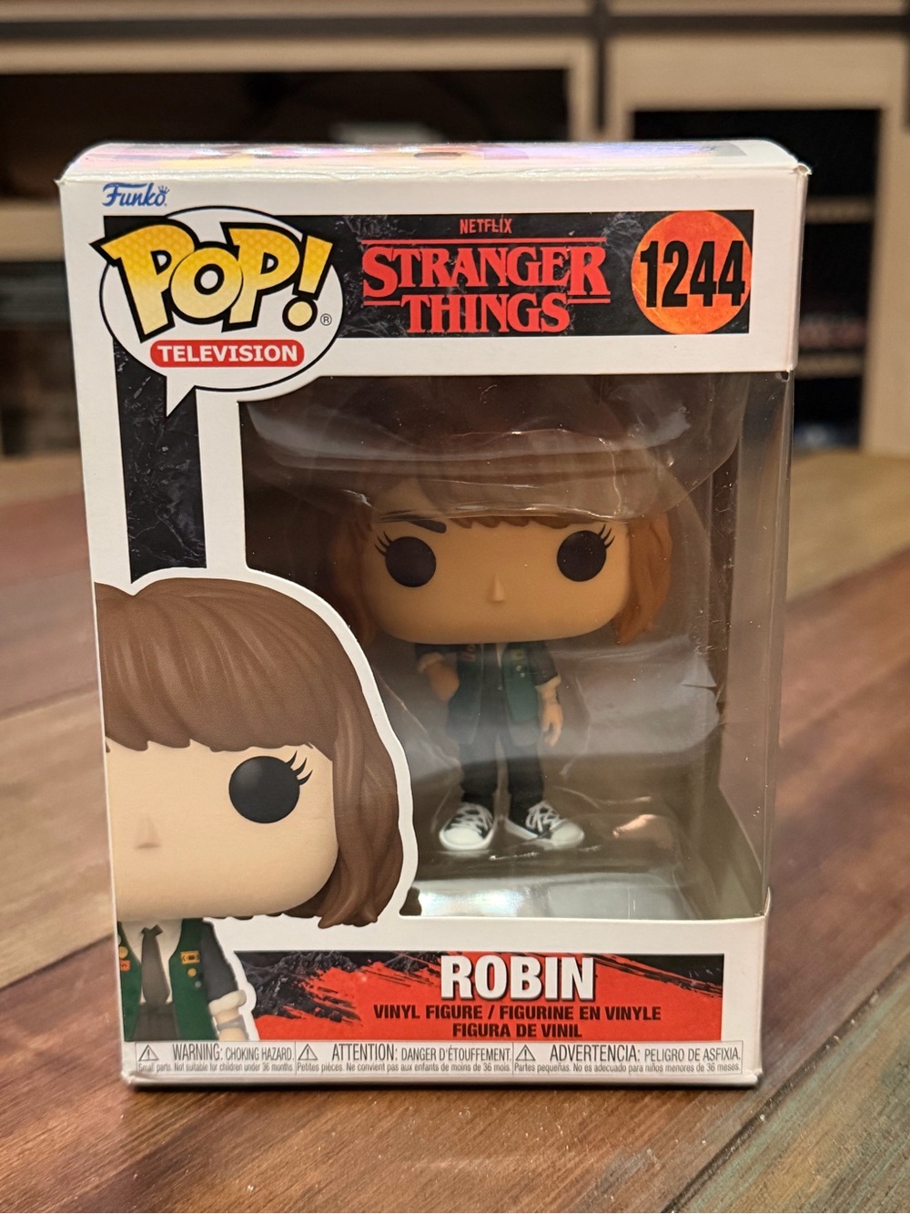 Funko Robin Vinyl Figure with Green Jacket and Black Jeans